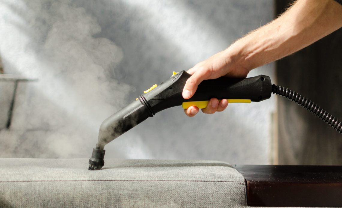 buharlı temizleyici